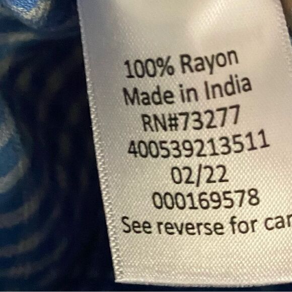 SO Junior’s Blue Plaid Cropped Front Lace Up Top Flutter Sleeves Size XL - Picture 7 of 7